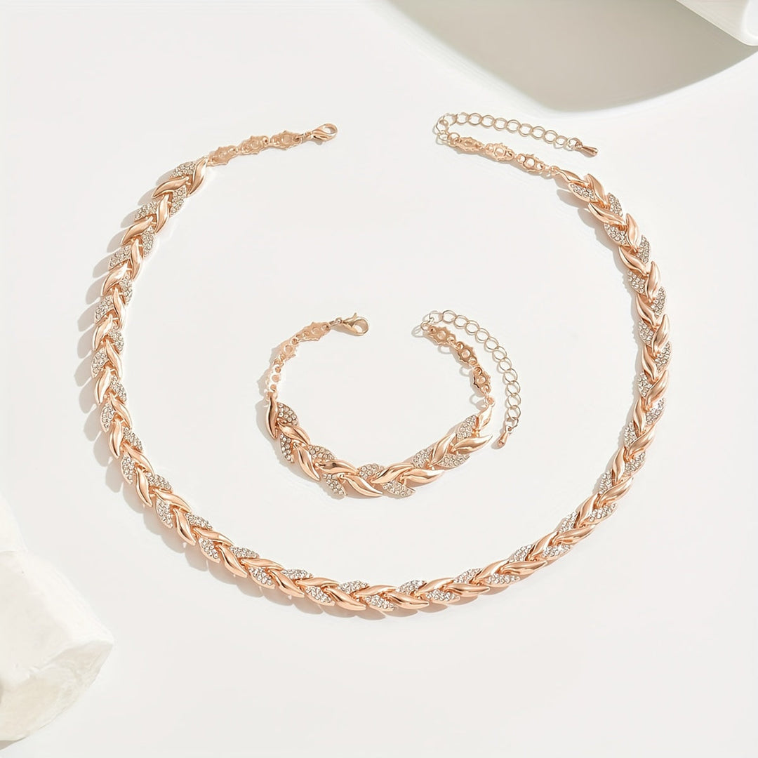 フィッシュテール ネックレス＆ブレスレットセット