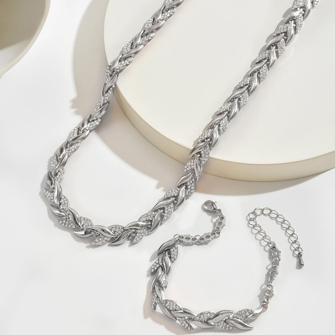 フィッシュテール ネックレス＆ブレスレットセット