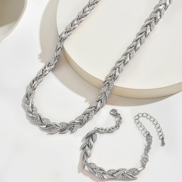 フィッシュテール ネックレス＆ブレスレットセット
