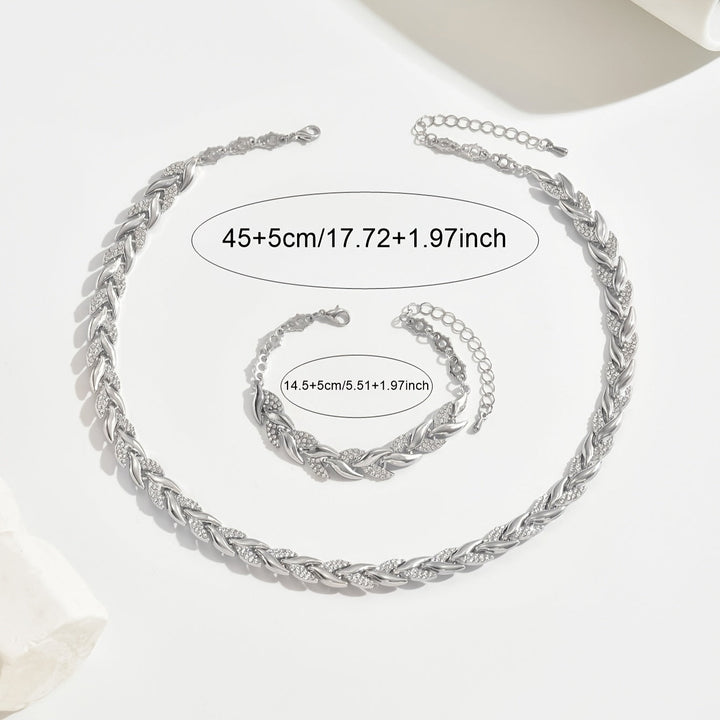 フィッシュテール ネックレス＆ブレスレットセット