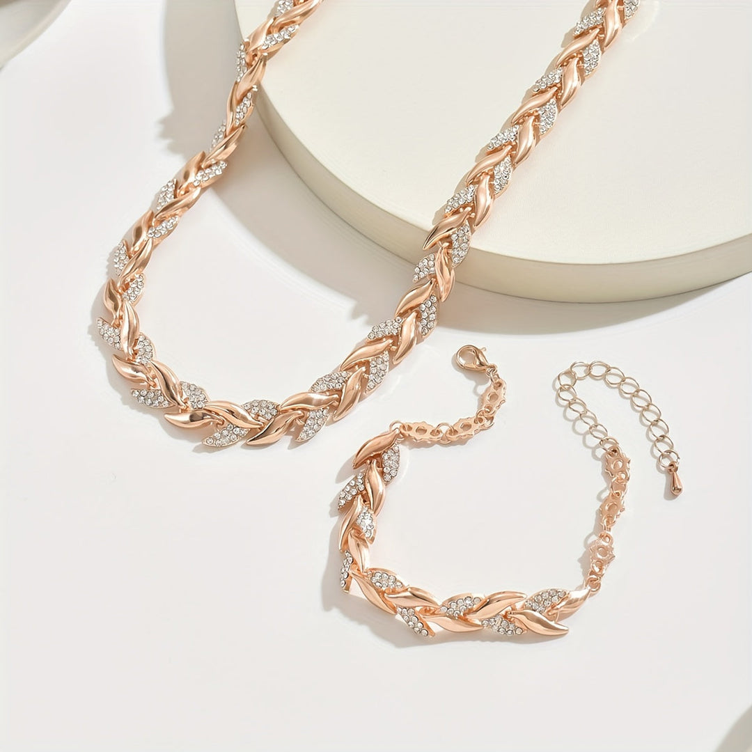 フィッシュテール ネックレス＆ブレスレットセット
