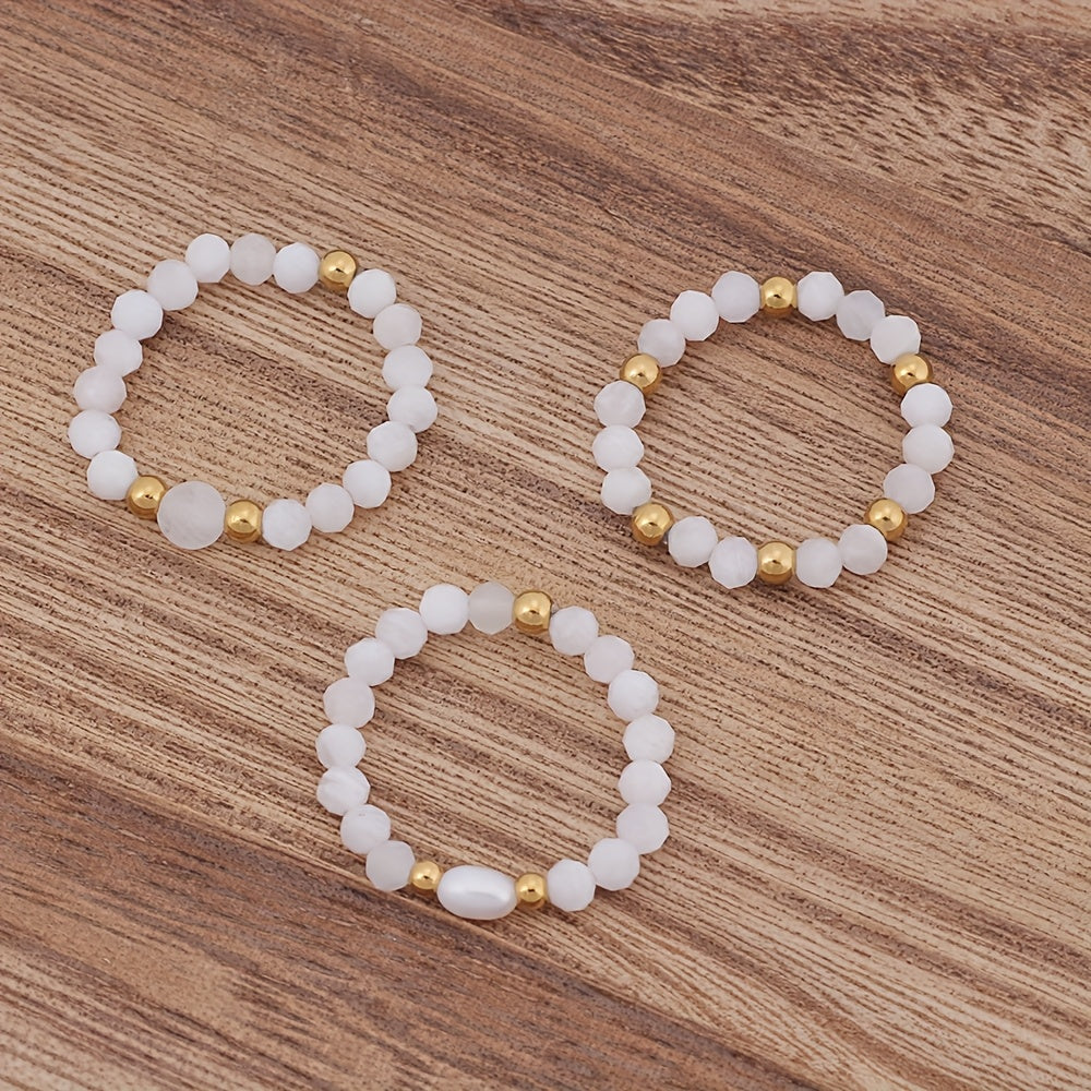 ビーズリング 3本セット
