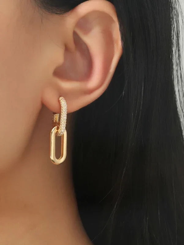 ジルコニア チェーンピアス